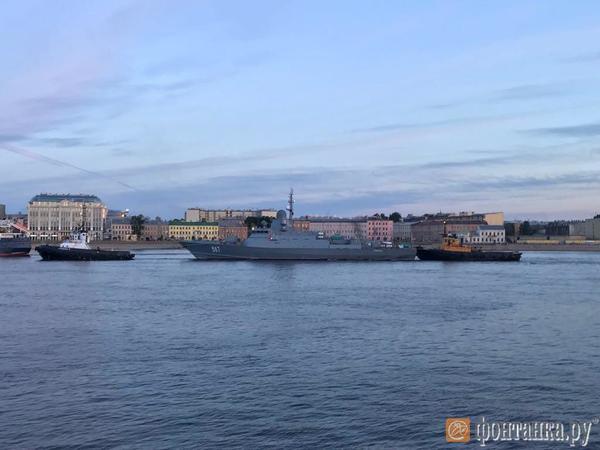 Ракетный корабль «Ураган» после ходовых испытаний, июнь 2018 года